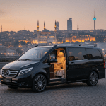 VIP Vito araç iç tasarımı, geniş koltuk düzeni, lüks detaylar ve konforlu kabin ile Ankara’da rahat ve güvenli VIP yolculuk deneyimi sunuyor.