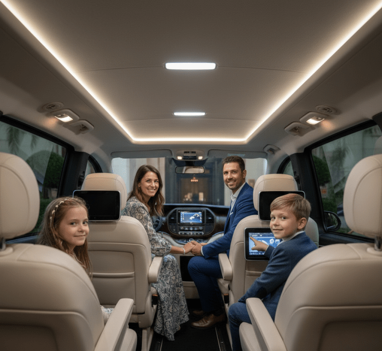 Ailelere özel Ankara VIP taşımacılık çözümleri. Geniş araçlar, çocuk koltuğu desteği ve profesyonel şoförler.