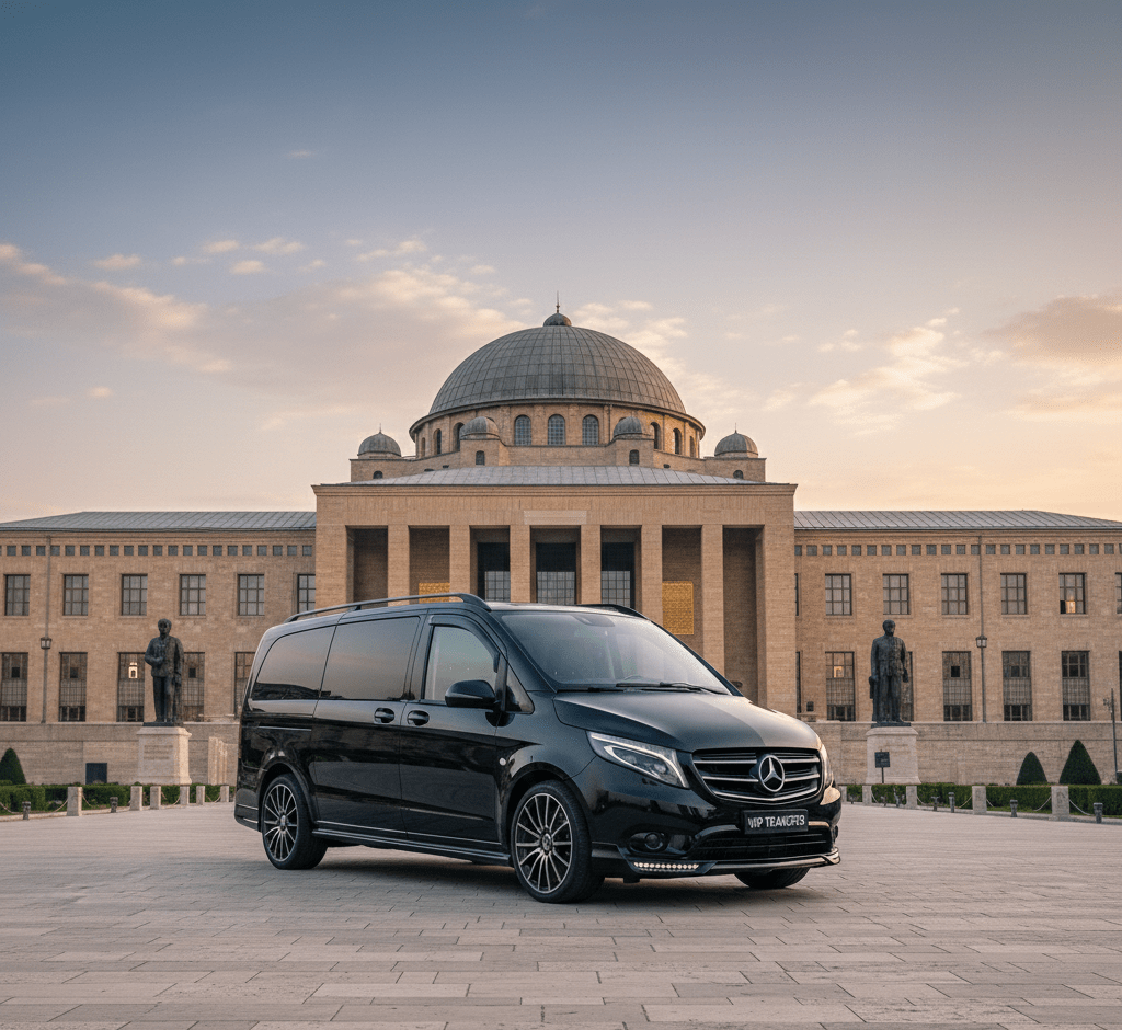 Ankara çıkışlı Esenboğa VIP transfer hizmeti. Aileler ve iş seyahatleri için hızlı, rahat ve güvenli VIP ulaşım.