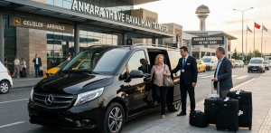 Ankara VIP transfer ve VIP araç kiralama hizmetleri. Esenboğa havalimanı transferi, şehir içi ve şehirler arası konforlu ulaşım için bizimle iletişime geçin.