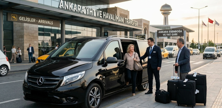Ankara VIP transfer ve VIP araç kiralama hizmetleri. Esenboğa havalimanı transferi, şehir içi ve şehirler arası konforlu ulaşım için bizimle iletişime geçin.