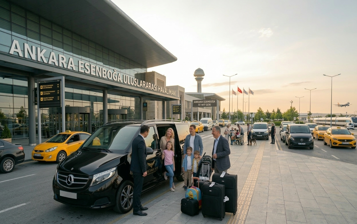 Esenboğa Havalimanı VIP transfer hizmeti ile Ankara’da konforlu ulaşım deneyimi yaşayın. Şehir içi ve şehirler arası VIP transfer için hemen rezervasyon yapın.